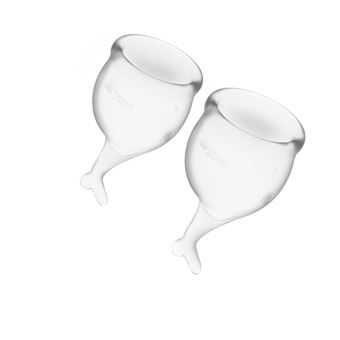 Copo Menstrual Satisfyer Feel Secure | Transparente - 1