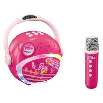 Mini Karaoke Infantil LPM com Microfone, Luzes e Conexão Bluetooth | +3 Anos - 1