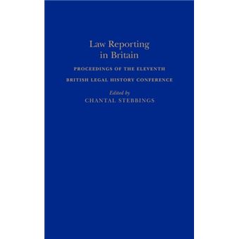 Law Reporting in Britain - 1