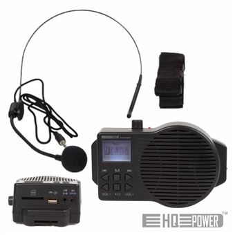 Sistema Pa Portátil Hq-Power 5W Usb/Sd//Fm/Bat Com Mic Hq Power - 1