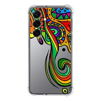 Capa TUMUNDOSMARTPHONE de silicone à prova de choque para Samsung Galaxy S25+ Plus 5G Desenhos coloridos Design - 1