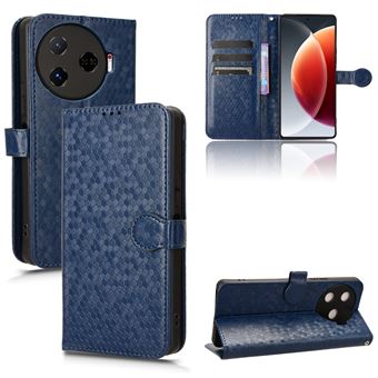 Capa FOXDOCK para Tecno Camon 30 Pro 5G/CL8 | Fecho Magnético | TPU Macio | Compartimentos para Cartões | Azul - 1