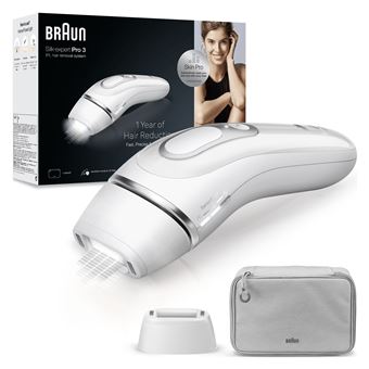 Depiladora de Luz Pulsada Braun Silk-expert Pro Silk expert Pro 3 PL3020 | Prateado, Branco - 1
