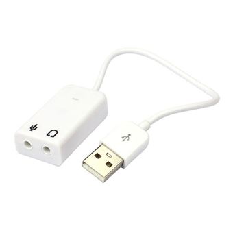 Placa de Som Externa Multi4you USB 7.1 Com Cabo Flexível - Adaptador de Som virtual - 1