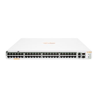 Switch de Rede HPE Aruba Networking Instant On 1960 48G 40p Class4 8p Class6 PoE 2XGT 2SFP+ 600W | Branco - 1
