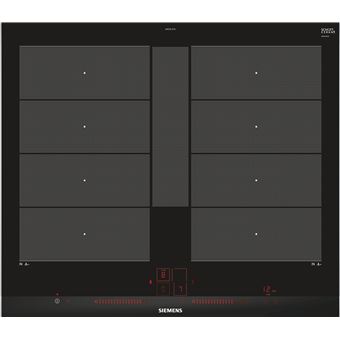 Placa de Indução Siemens EX675LYC1E | Elétrica | 60.2 cm | 4 Zonas | Aço inoxidável - 1