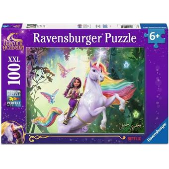 Puzzle Ravensburger Unicórnio Unicorn Academy | 100 Peças - 1