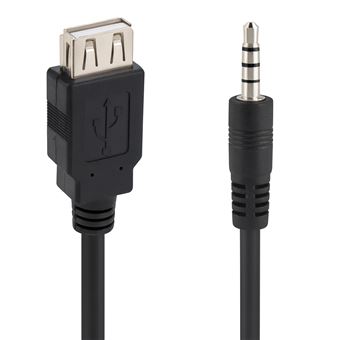 Adaptador USB-A F para Jack 3.5mm M SANDA SD-8039 | Preto - 1