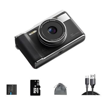 Câmara Digital SZSMART DC-X8 | Leve e Portátil | 32GB | Preto - 1