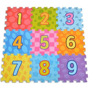 Tapete Atividade Moni Números | 9 Peças - 1
