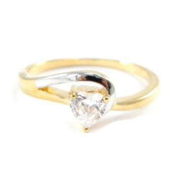 Altesse - Anel banhado ouro "Câlin" - Tamanho 15 - 1