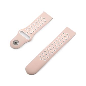 Bracelete SpOrtyStyle Phonecare para Amazfit Bip 5 | Rosa / Branco - 1