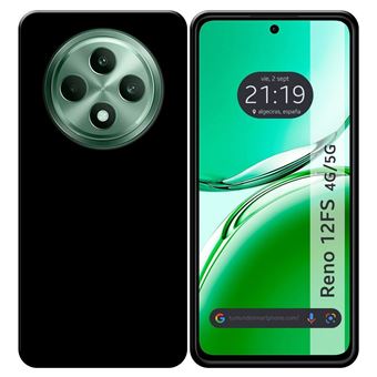 Capa de TPU TUMUNDOSMARTPHONE em gel de Silicone preto para Oppo Reno 12FS 4G / 12 FS 5G - 1
