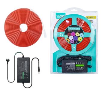 Tiras de Luz LED SANDA SD-6223 | 5 Metros | Neon | 12V - Vermelho - 1