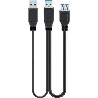 Cabo Usb Goobay USB 3.0, 0.3 m | Preto - 1
