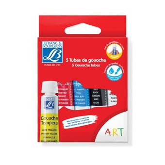 Blister com 5 Guaches L&B Art | 10 ml