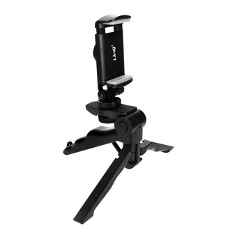 Mini Tripé 2 em 1 LinQ para Smartphone | Monopode Rotativo | Ultra Estável - Preto - 1