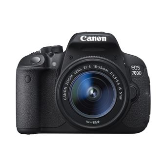 Câmara Digital Canon EOS 700D + EF-S 18-55mm IS STM | Preto - 1