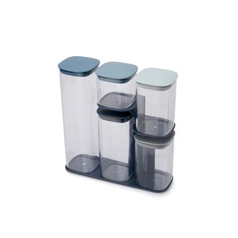 Caixa de armazenamento de comida Joseph Joseph Podium | Azul, Transparente - 1