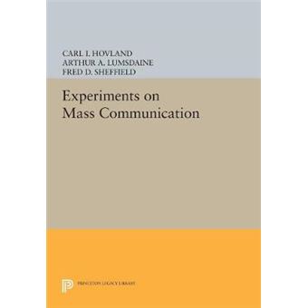 Experiments On Mass Communication 5060 Princeton Legacy Library, 5060 - 1
