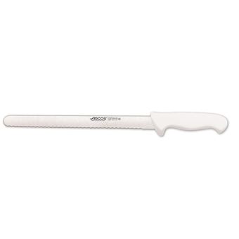 Faca Chef de Pastelaria Arcos Cor - Prof 293724 de Aço Inoxidável Nitrum e Ergonômico Punho de Polipropileno Branco e Lâmina de 30 cm - 1