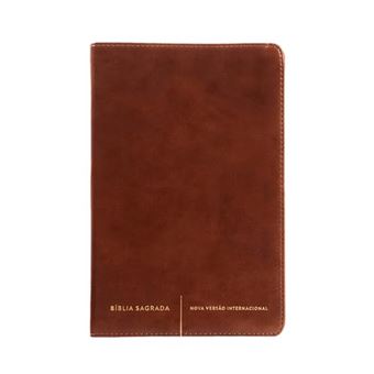Bíblia Sagrada Slim Nvi Luxo Marrom - 1