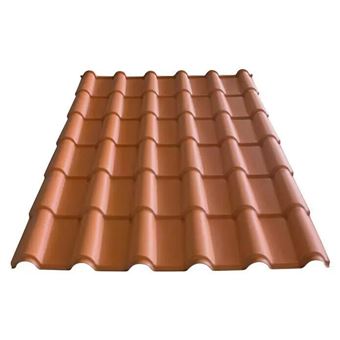 Placa de Imitação Telha Maderterraneo | PVC | 1,84 m x 1,17 m x 1,8 mm - 1