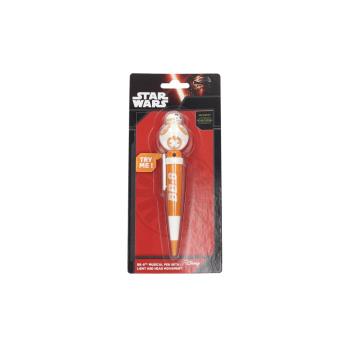 Caneta Star Wars - BB-8 com Som e Rotativo 20cm - 1