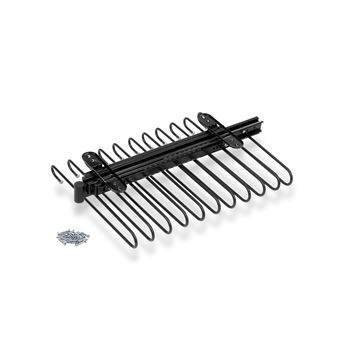 Porta calças extraível Emuca  | Pintado preto | Aço | 1 ud. - 1