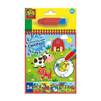 Livro de Colorir com Caneta de Água Ses | Quinta - 1