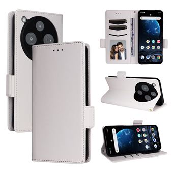 Capa FOXDOCK para ZTE Nubia P9 Pro 5G | Magnética | TPU | Suporte para Cartão | Branco - 1