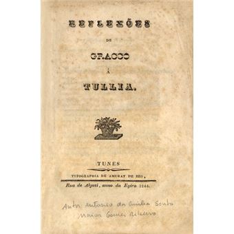 Reflexões de graco á tulia. - 1