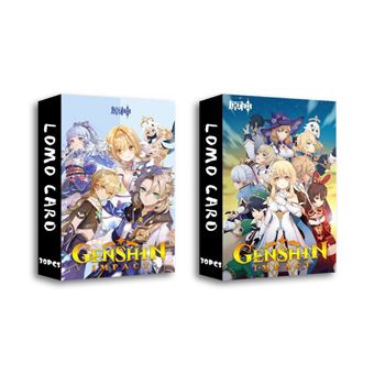 Mini Cartão Lomo DreamWorks LM254 | Genshin Impact | 30 peças | 5.5 x 8.8 cm - 1