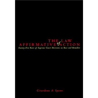 The Law Of Affirmative Action - 1