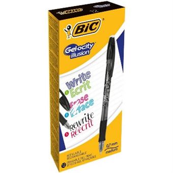 BIC Gel-ocity illusion Capped gel pen Preto 12 peça(s) - 1