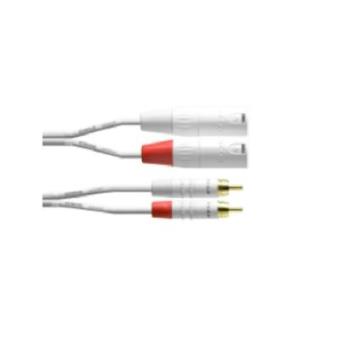 Cordial 2 x RCA/2 x XLR, 3 m - 1