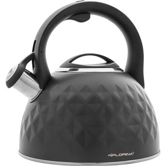 Chaleira de Indução com Apito Florina | 2,5L | Aço Inoxidável | Cabo Cold Touch | Design Moderno - Cinza - 1