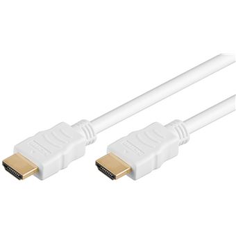 Cabo Hdmi Goobay 61018 | Branco - 1