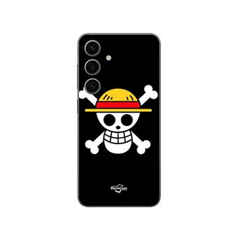 Capa Maniacase para Samsung Galaxy S24 plus One Piece Pirate Rap Flag and Straw Hat - 1