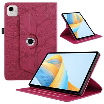 Capa ZURSANA para Honor Pad X9a 11,5 " 2025 | Pele PU | Suporte Giratório 360 Graus | Vermelho - 1