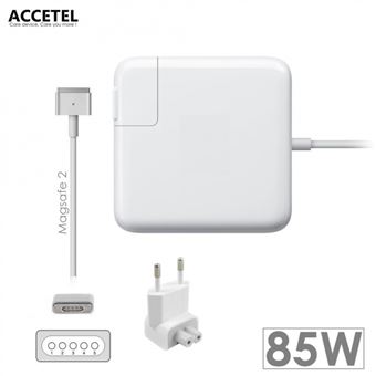 Carregador de Portátil Accetel PCA-055 para Apple Macbook Magsafe 2 20V 4.25A 85W T - 1