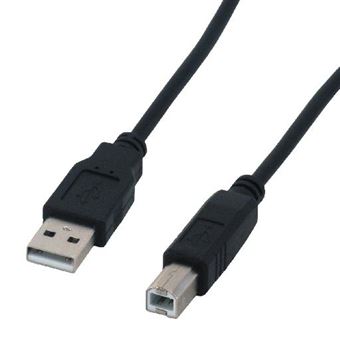 Cabo Usb MCL USB 2.0 A/B 2m | Preto - 1