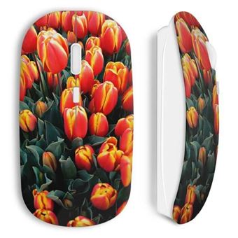 Rato Wireless Maniacase Tulipas Mouse - 1