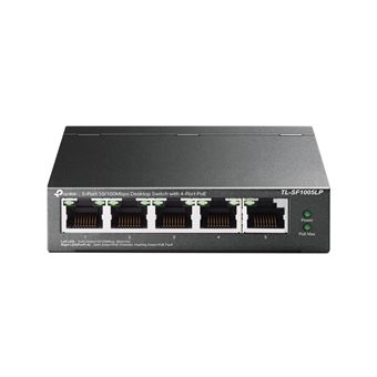 Switch de Rede TP-Link TL-SF1005LP | Preto - 1