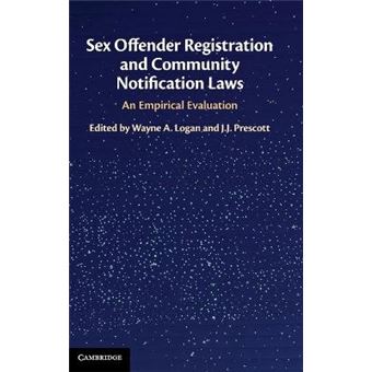 Sex Offender Registration And Community Notification Laws - 1