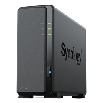 Nas Synology DiskStation DS124 | Preto - 1