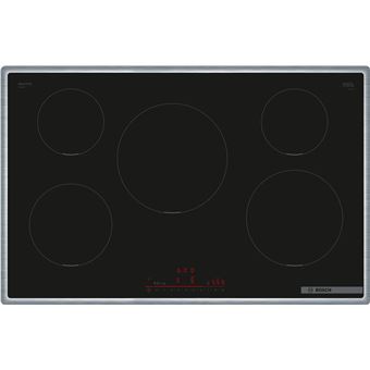 Placa de Indução Bosch Serie 6 PIV845HB1E | Elétrica | 80.2 cm | 5 Zonas | Preto - 1