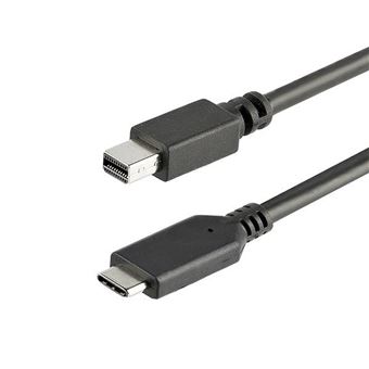 Adaptador de Cabo de Vídeo StarTech.com Cabo USB-C para Mini DisplayPort de 1 m - 4K 60Hz - Preto | Preto - 1