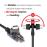 rato CLUB3D HDMI 2.0 4K60Hz UHD Cable girio de 360 grados 2metros Preto_3