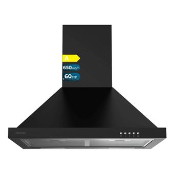 Exaustor de Parede Cecotec 02871 | 60 cm | 650 m³/h | 69 dB | A | Preto - 1
